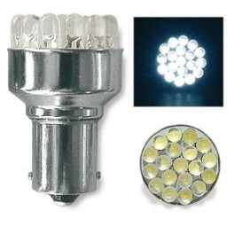 1 Ampoule à 19 LED BA15s Blanche - Simoni Racing