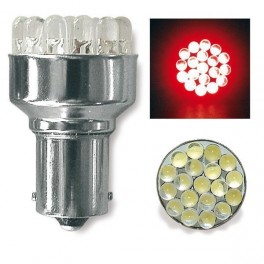 1 Ampoule à 19 LED BA15s Rouge - Simoni Racing