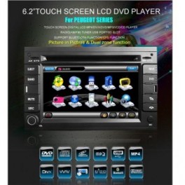AUTORADIO PEUGEOT 207/307 gps dvd sd ipod écran tactile fm bluetooth tnt
