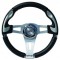 Volant tuning INDIANAPOLIS Simili noir  SIMONI RACING