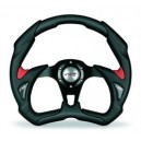 Volant tuning X5 POLY-PELLE  Cuir noir et bleu SIMONI RACING