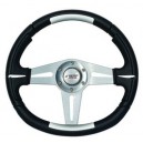 Volant tuning cuir noir APOGEE SIMONI RACING