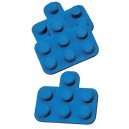 Kit de 3 fonds en caoutchouc Bleu - Simoni Racing