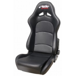 Siège baquet TAZIO cuir lisse noir SIMONI RACING