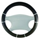 Couvre-Volant CHROME&BLACK noir universel  SIMONI RACING