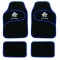 Tapis Universel DAISY - Noir bord bleu  SIMONI RACING