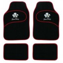 Tapis Universel DAISY - Noir bord rouge SIMONI RACING