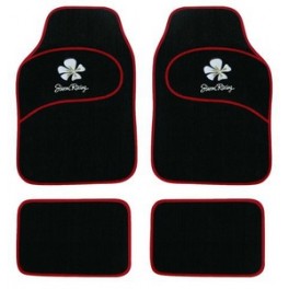 Tapis Universel DAISY - Noir bord rouge SIMONI RACING