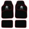 Tapis Universel DAISY - Noir bord rouge SIMONI RACING