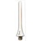 Antenne 8V MICRO en Aluminium Noir 6,3 cm  SIMONI RACING