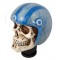 Pommeau vitesse SKELETOR Casque Bleu  SIMONI RACING