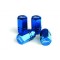 Capuchons de Valves HEXAGONAL Blanc Bleu ou Rouge  SIMONI RACING