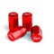 Capuchons de Valves HEXAGONAL Blanc Bleu ou Rouge  SIMONI RACING